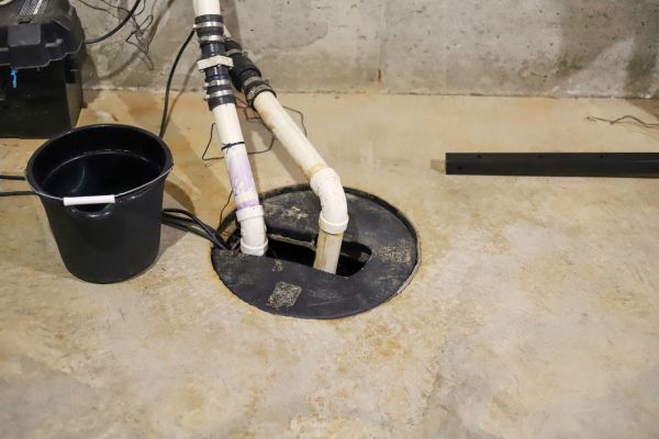 Basement Drainage Installation in Racine