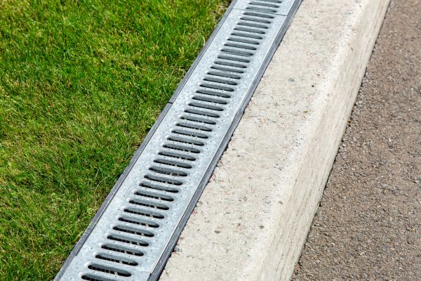 Courtyard Drain Installation in Racine