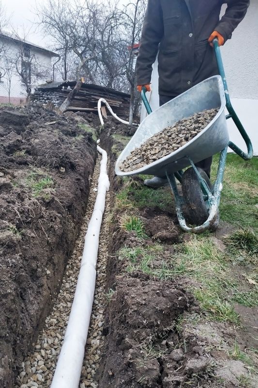 Drainage Pipe Placement